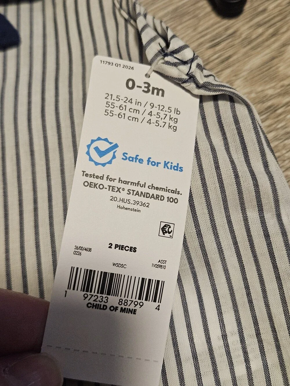 NWT Child Of Mine Carter's Baby Girl 0-3M Outfit Lot 2-Piece Sets Nautical